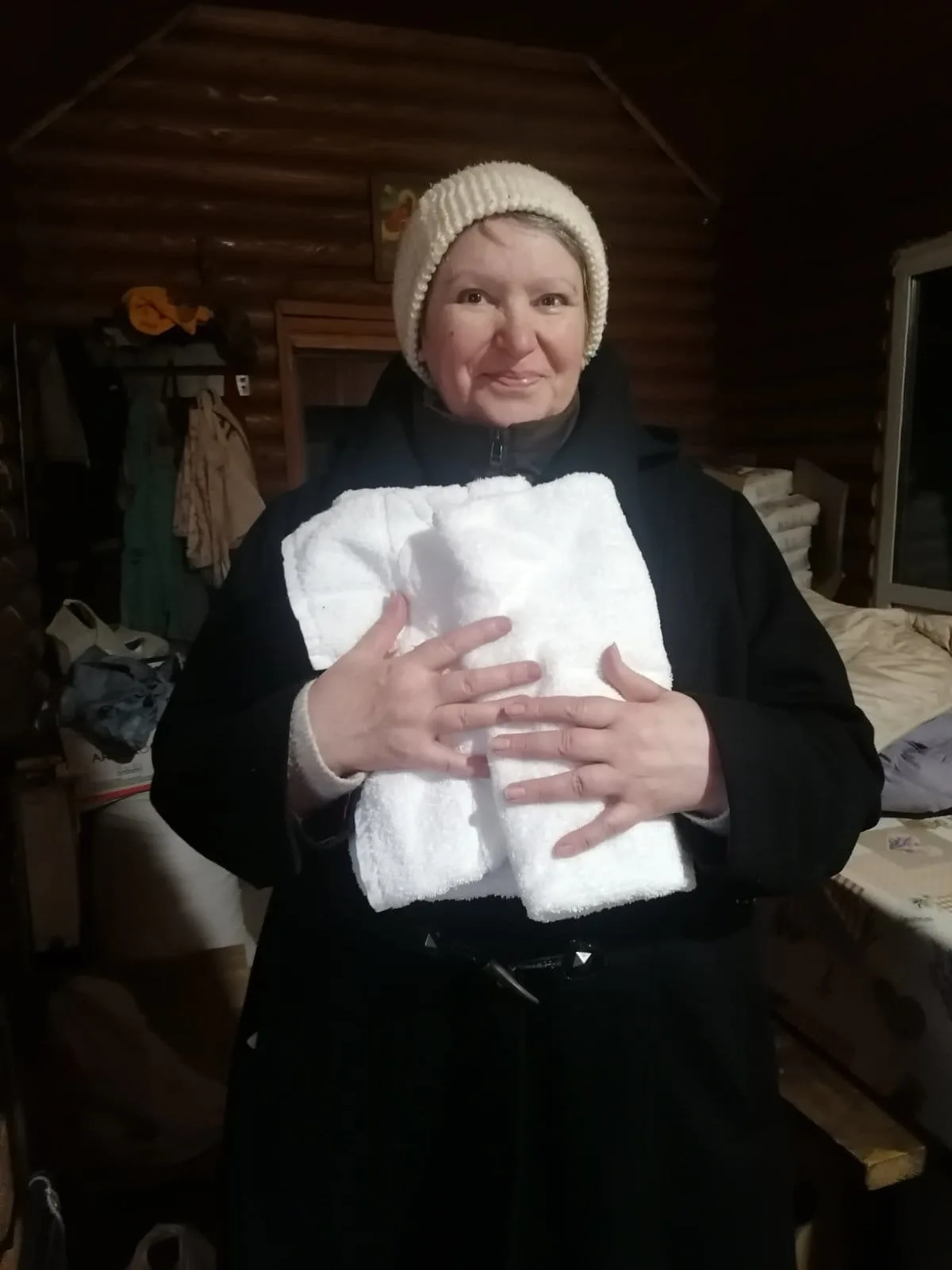 П’ятдесят нових білосніжних рушників для людей похилого віку